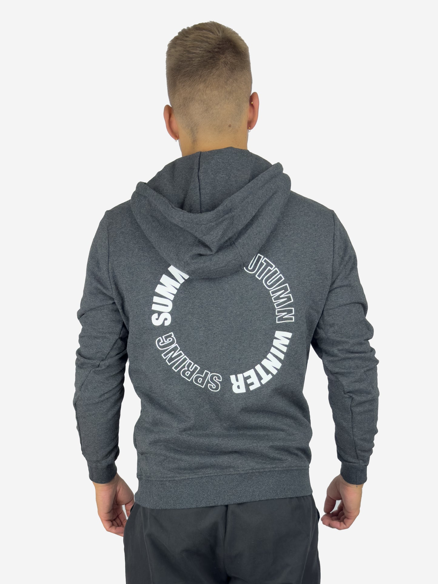 SEASONS CIRCLE HOODY GRAY