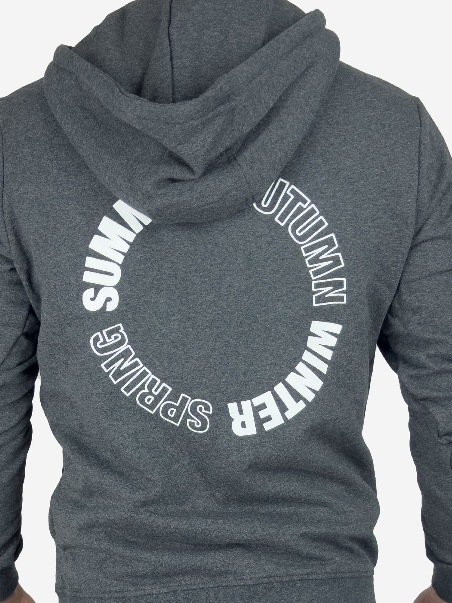 SEASONS CIRCLE HOODY GRAY