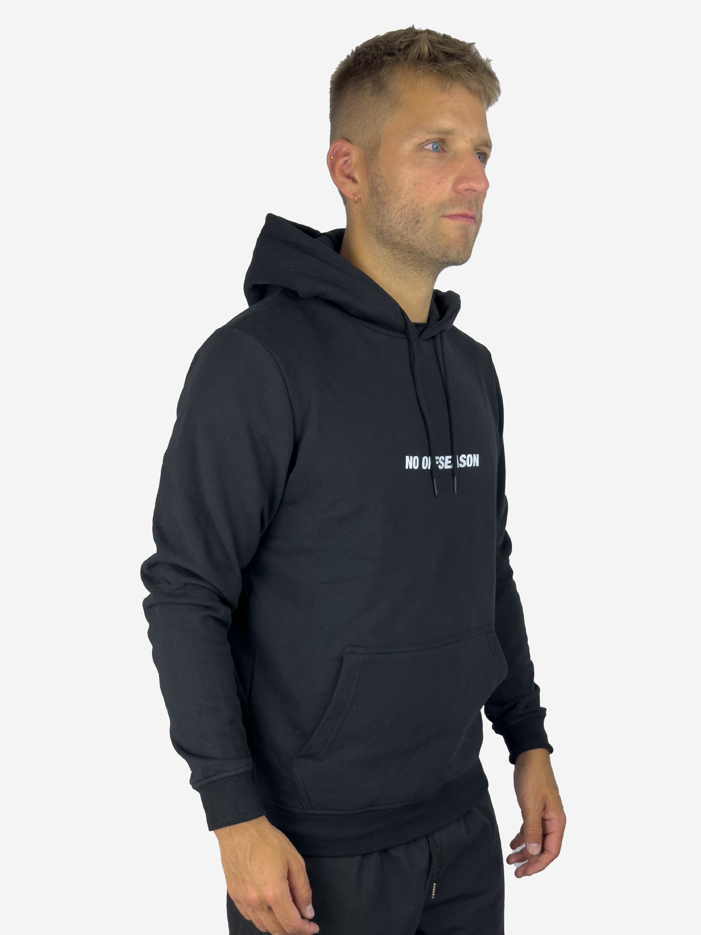 SEASONS CIRCLE HOODY BLACK