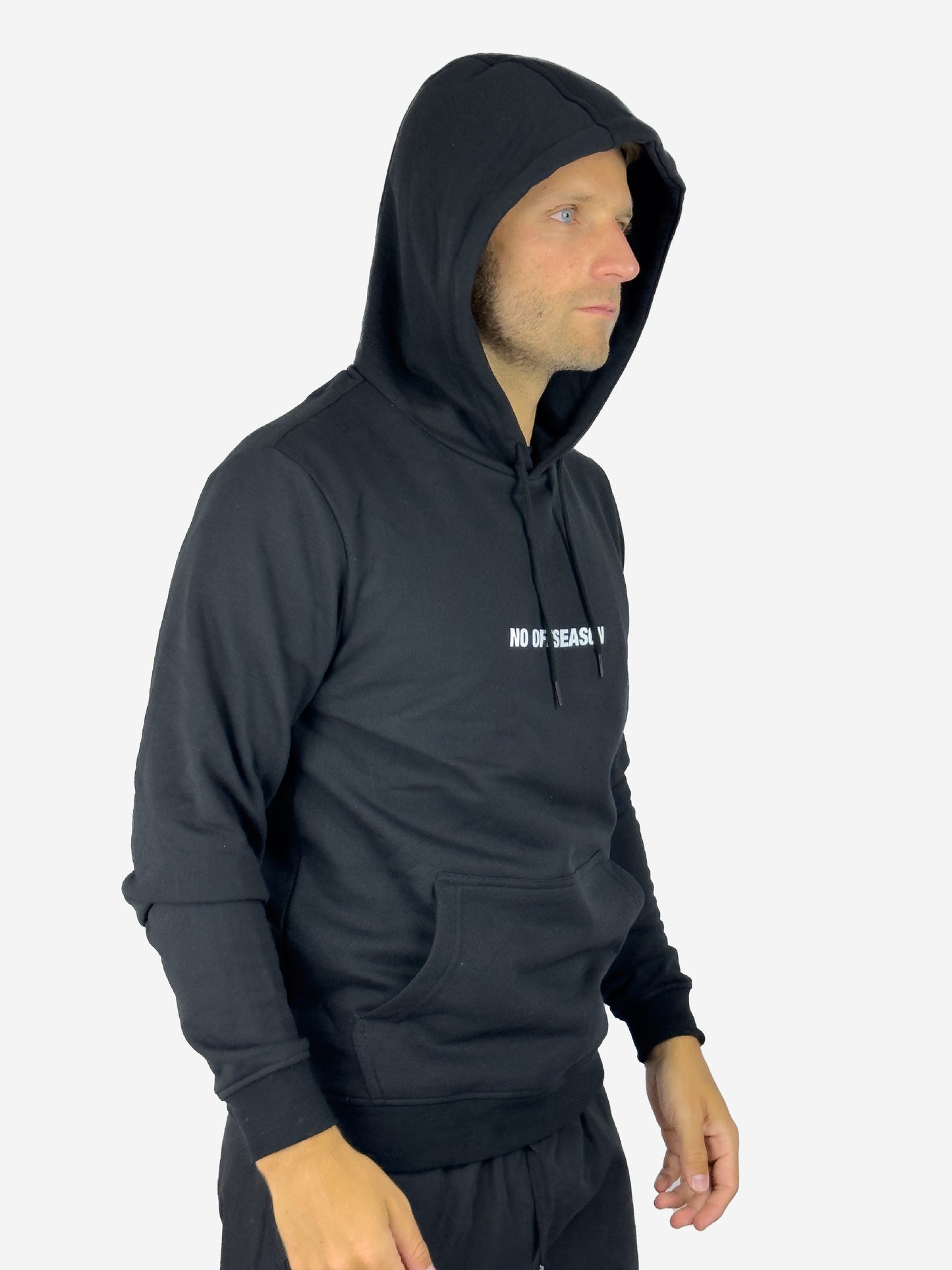 SEASONS CIRCLE HOODY BLACK