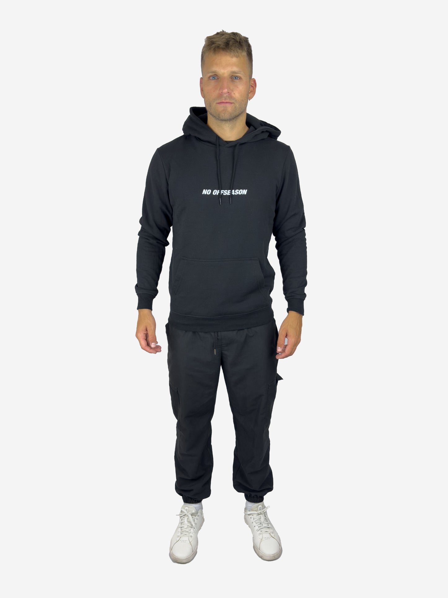 SEASONS CIRCLE HOODY BLACK